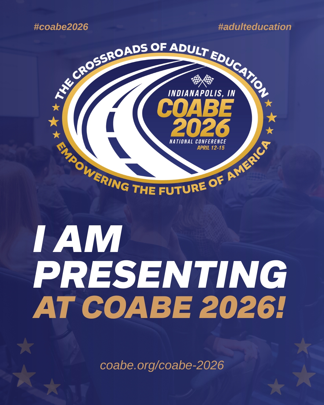 I am presenting at COABE